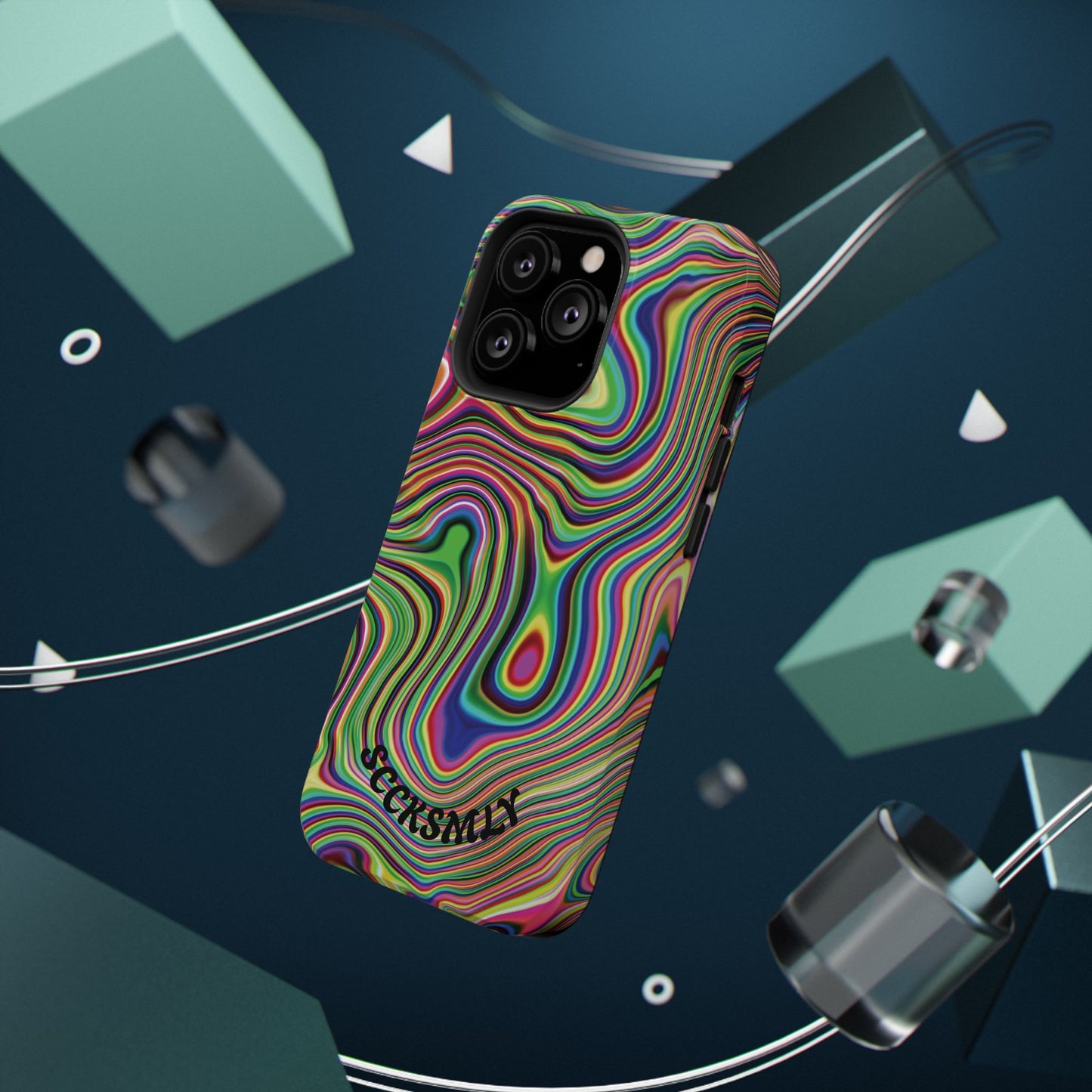 Acid Swirl Phone Case for Apple