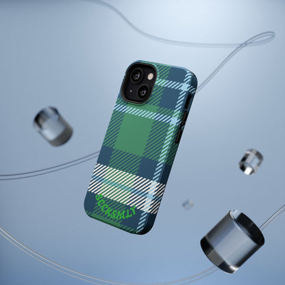 Earth and Sky Plaid Phone Case for Apple