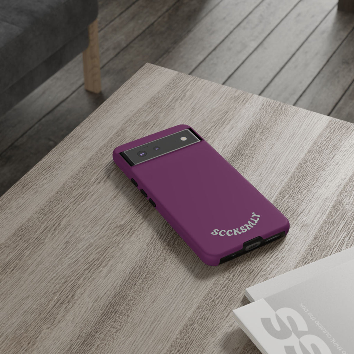 SOLID Amethyst Matte Tough Phone Case for Google Pixel