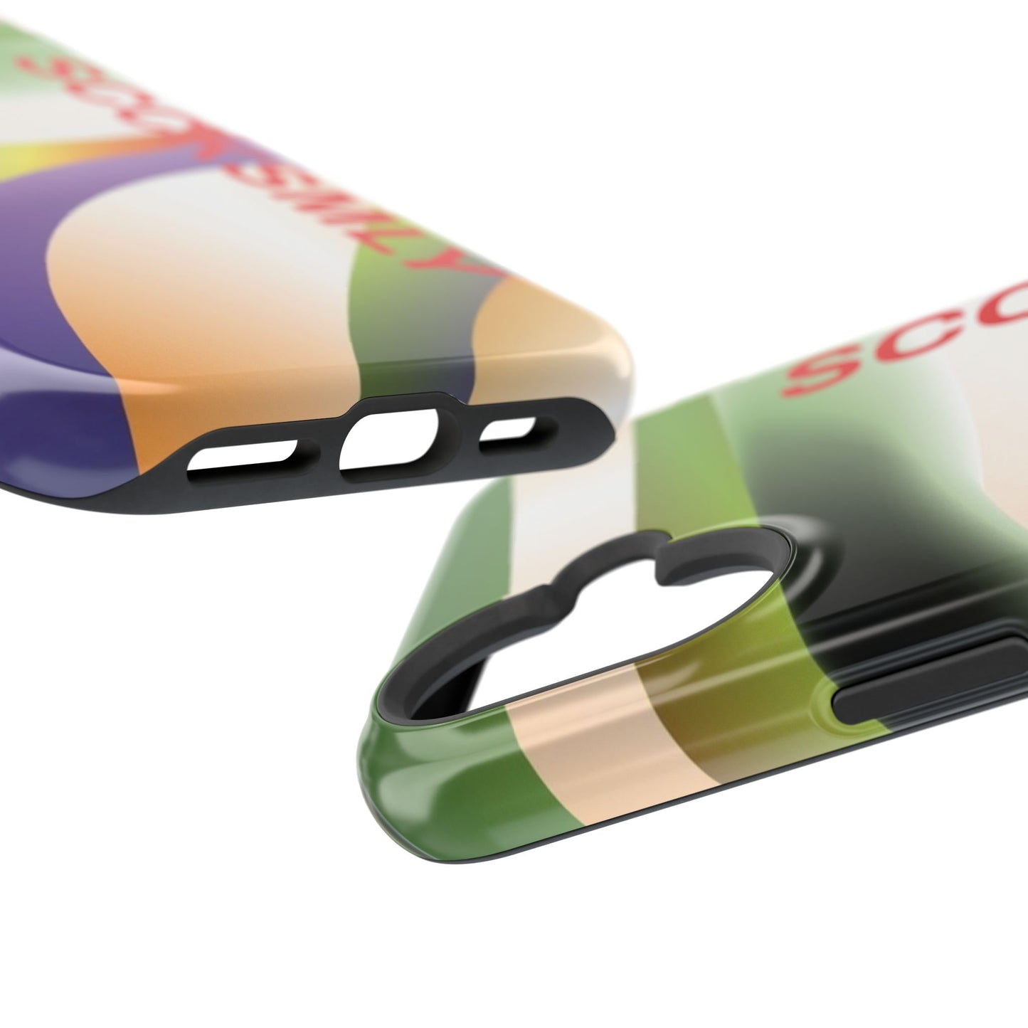 Green Waves Phone Case for "IOS or Apple"