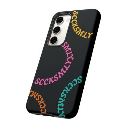 Y2K Wavy Script Tough Case for Samsung