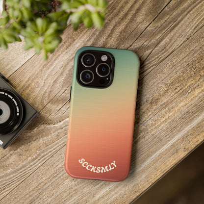 Warm Ombré Tough Phone Case for Apple