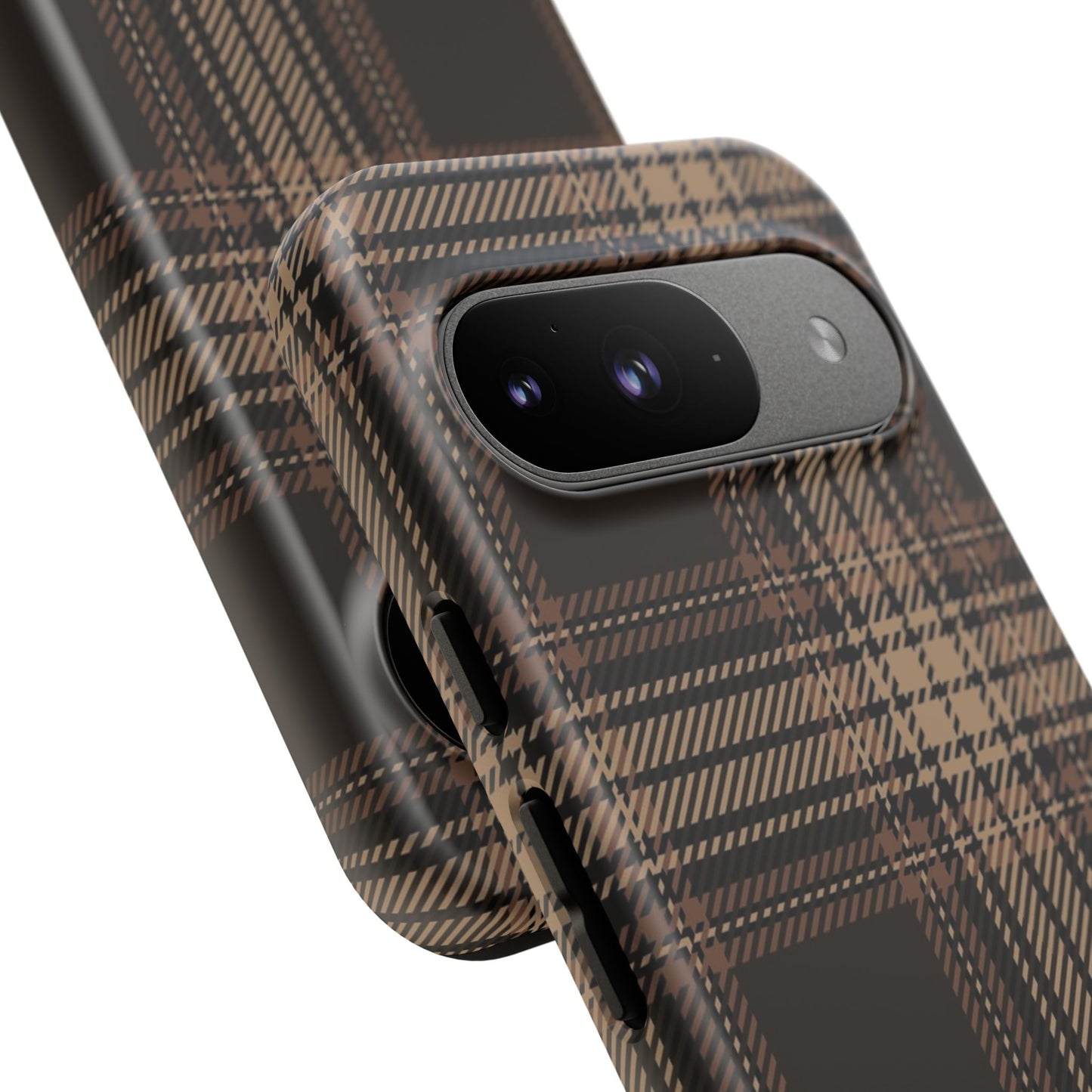 Brown Bread Plaid Tough Phone Case for Google Pixel
