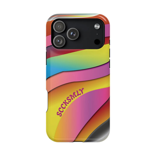 Modern Retro Rainbow Phone Case for Apple