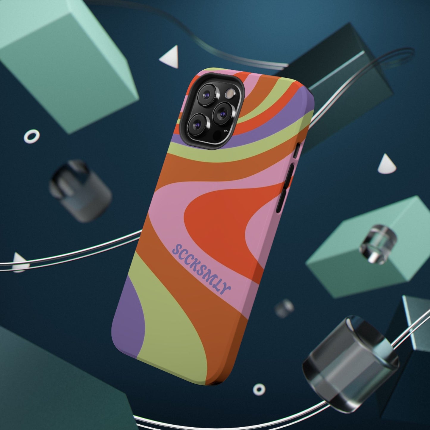Curvy Swirl Phone Case for Apple