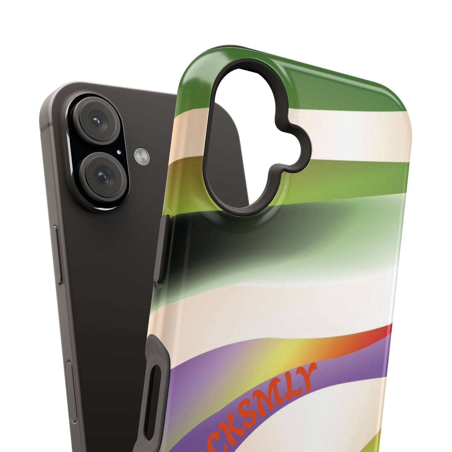 Green Waves Phone Case for Apple