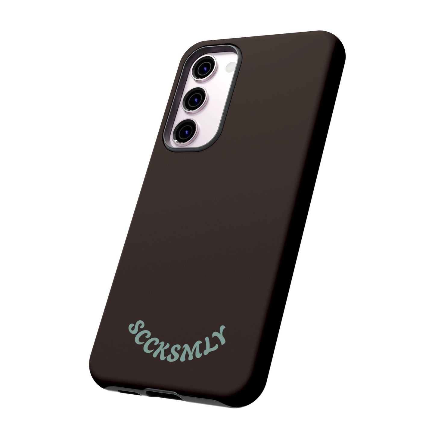 SOLID Espresso Mint Tough Phone Case for Samsung