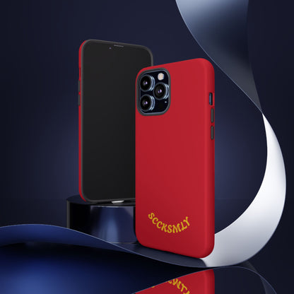 SOLID Calm Cherry Tough Case for Apple