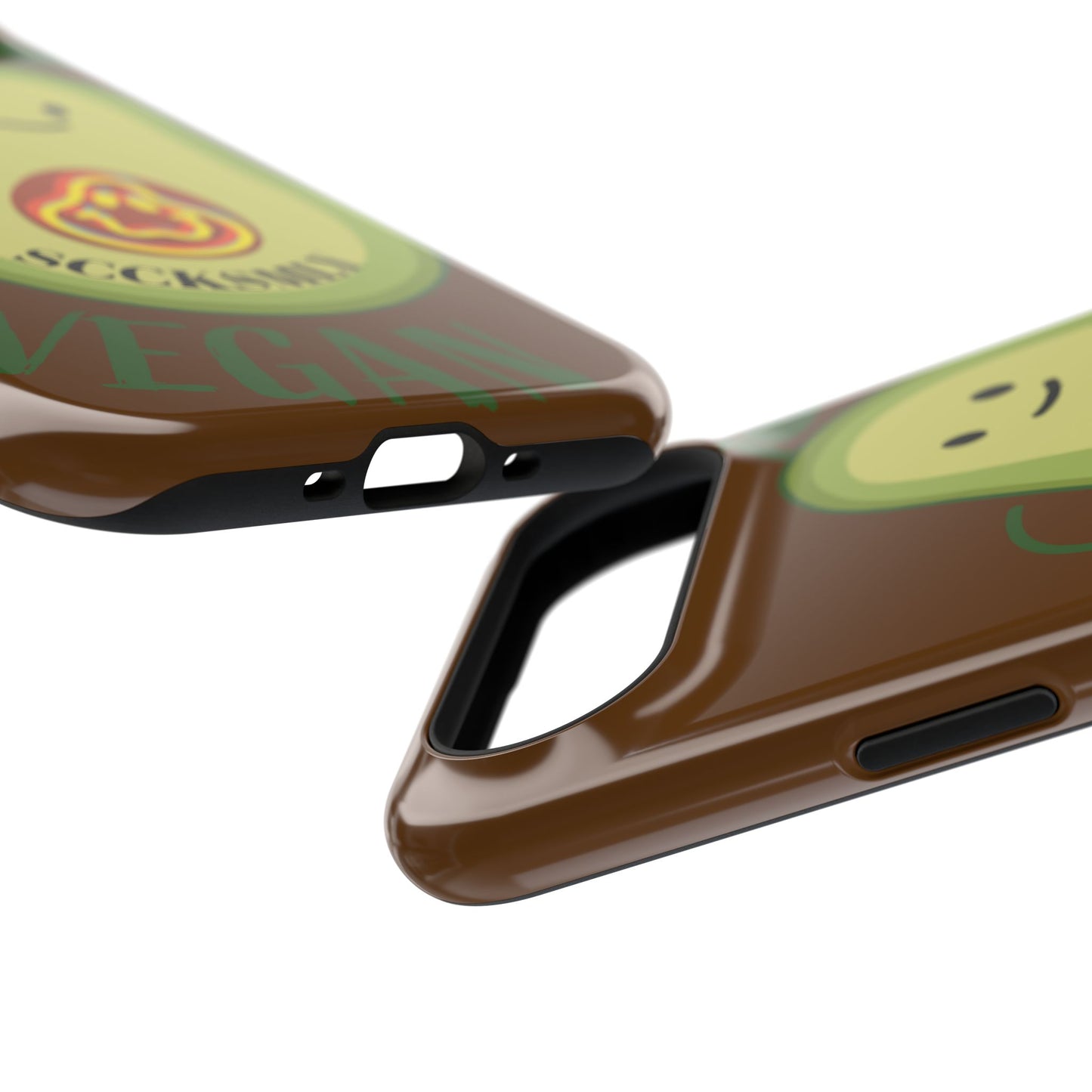 Playful Vegan Avocado Tough Phone Case Apple