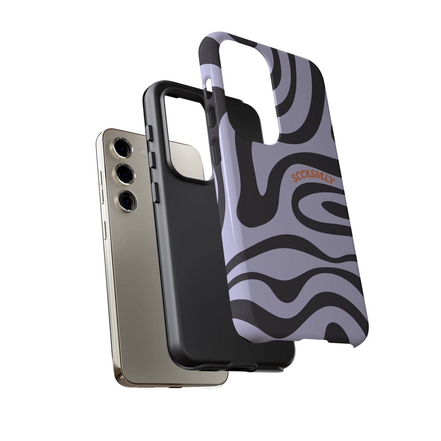 Purple Swirl Phone Case for Samsung