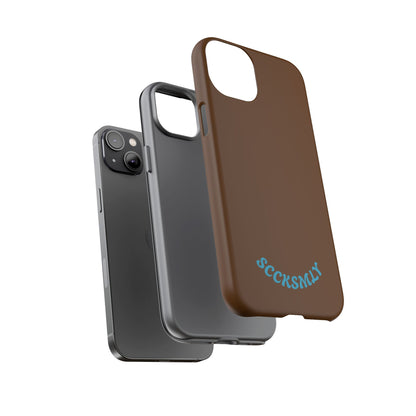 SOLID Chocolate Coco Tough Case for Apple
