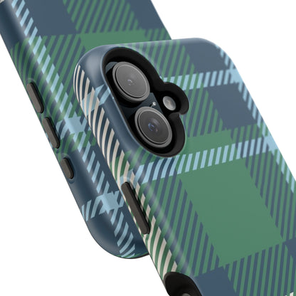 Earth and Sky Plaid Phone Case for Apple