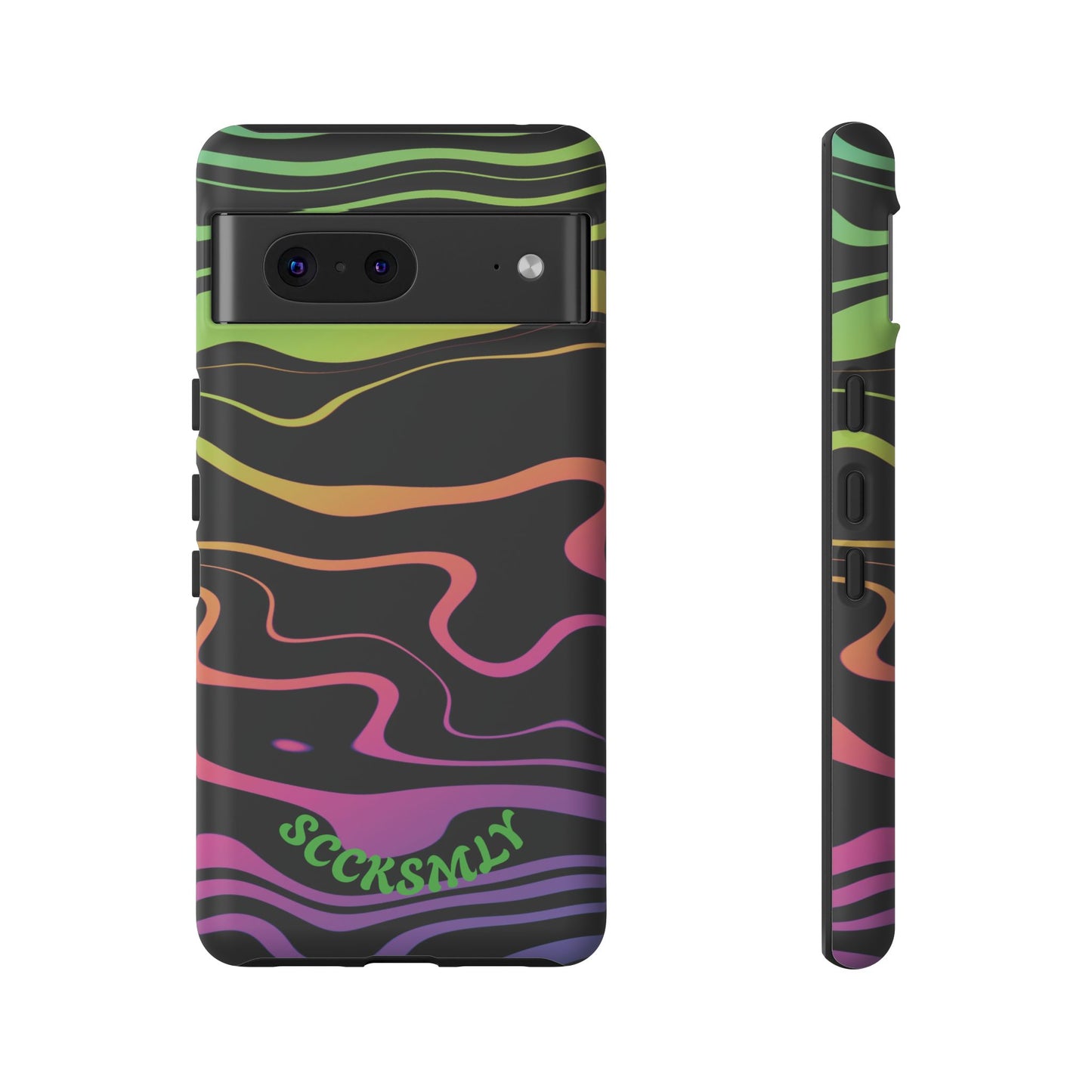 Dark Rainbow Phone Case For Google Pixel