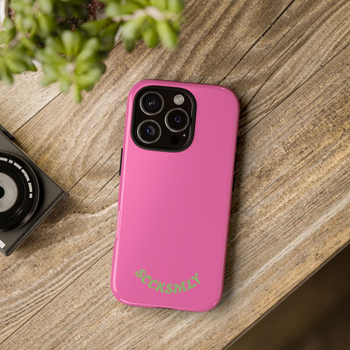 SOLID Sweet Static Pink Tough Case for Apple