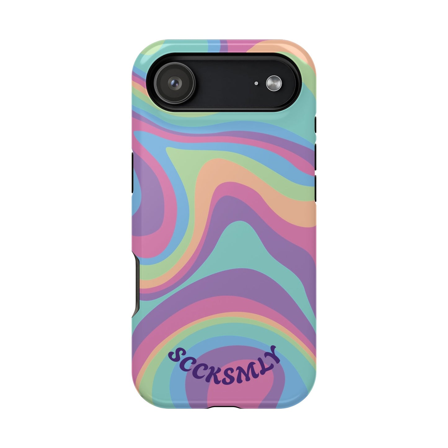 Pastel Swirl Phone Case for Apple