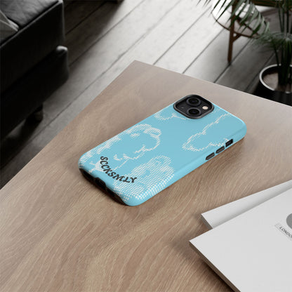 Comic Dot Sky Tough Phone Case for Apple