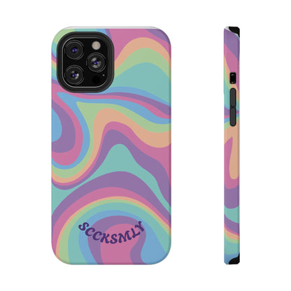 Pastel Swirl Phone Case for Apple