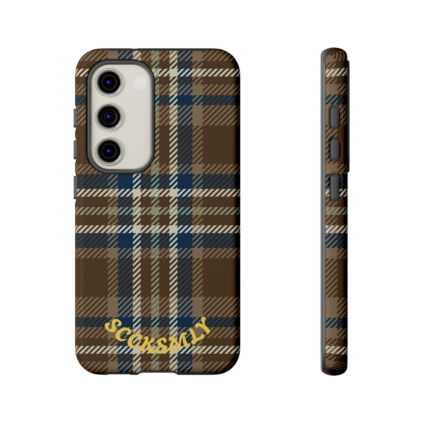 Earth and Sky Plaid Phone Case for Samsung