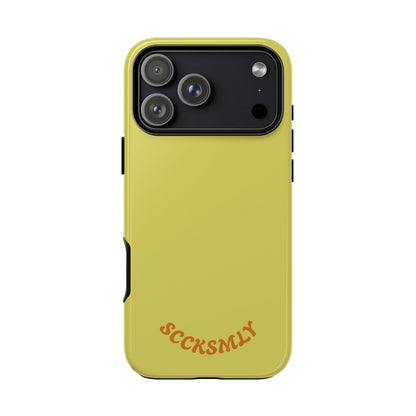 SOLID Lemon Dijon Glaze Tough Case for Apple