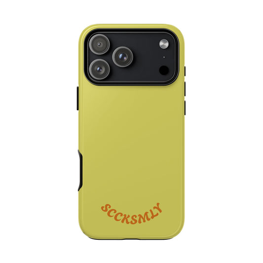 SOLID Lemon Dijon Glaze Tough Case for Apple