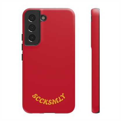 SOLID Calm Cherry Tough Case for Samsung