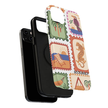 Tropical Print Phone Case for Apple