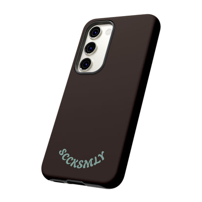SOLID Espresso Mint Tough Phone Case for Samsung