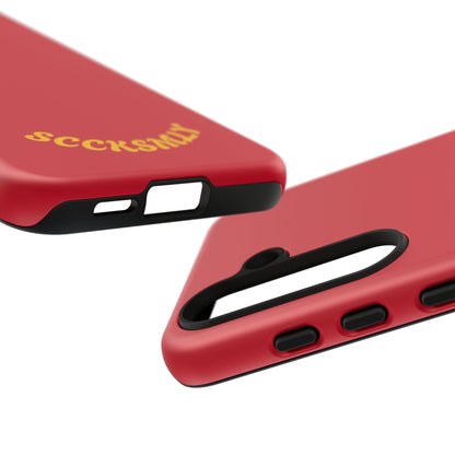 SOLID Calm Cherry Tough Case for Samsung