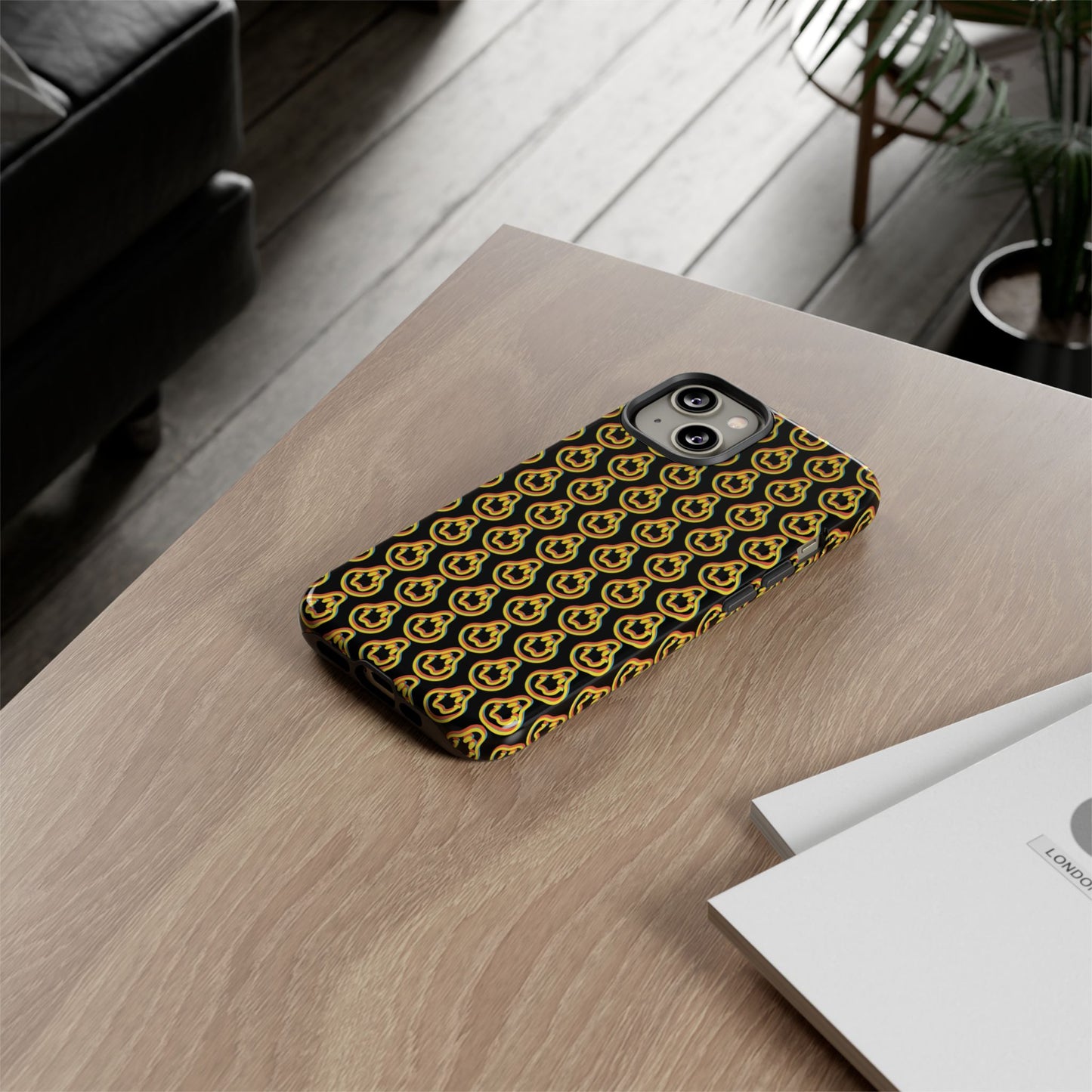 Solid SCCKSMLY Tough Phone Case for Apple