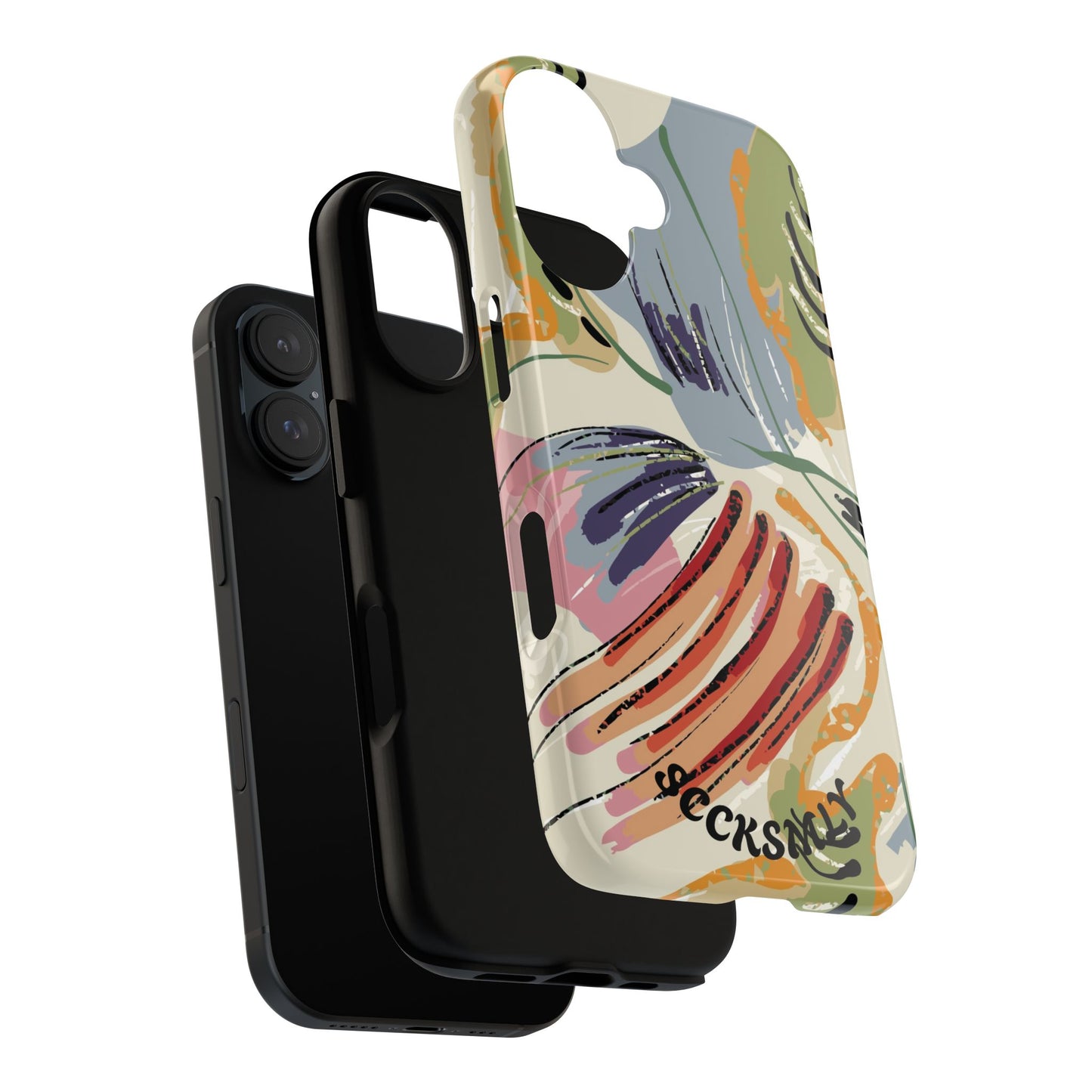 Botanical Strokes Palette Tough Phone Case for Apple