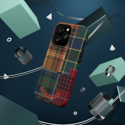 Heritage Hues Patchwork Tough Phone Case for Apple