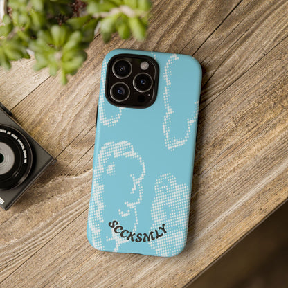 Comic Dot Sky Tough Phone Case for Apple