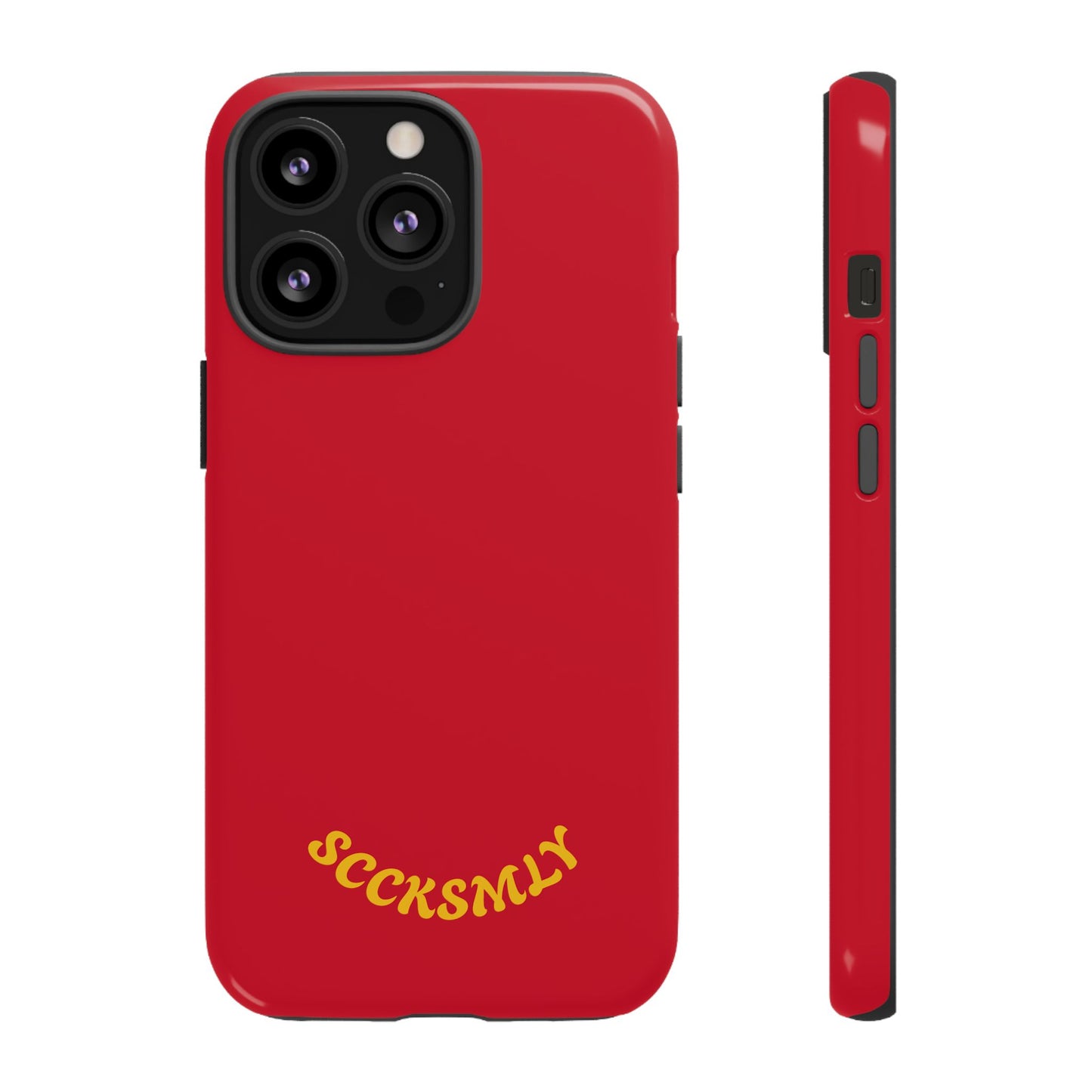 SOLID Calm Cherry Tough Case for Apple