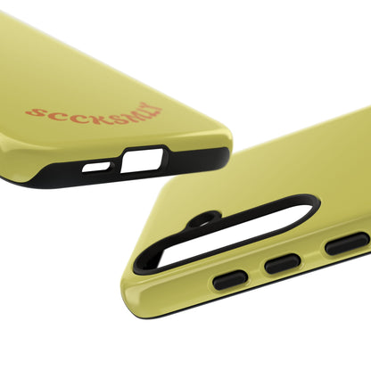 SOLID Lemon Dijon Glaze Tough Case for Samsung