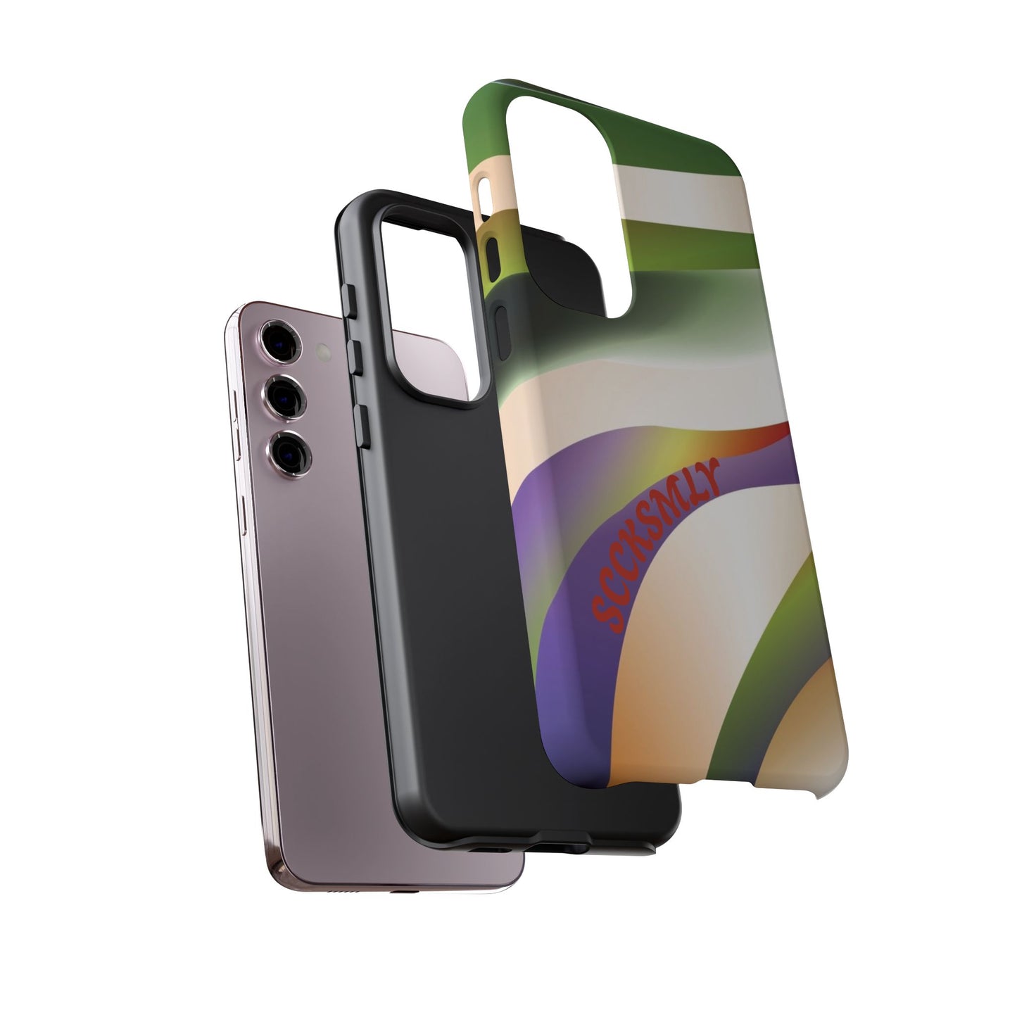 Green Waves Phone Case for Samsung