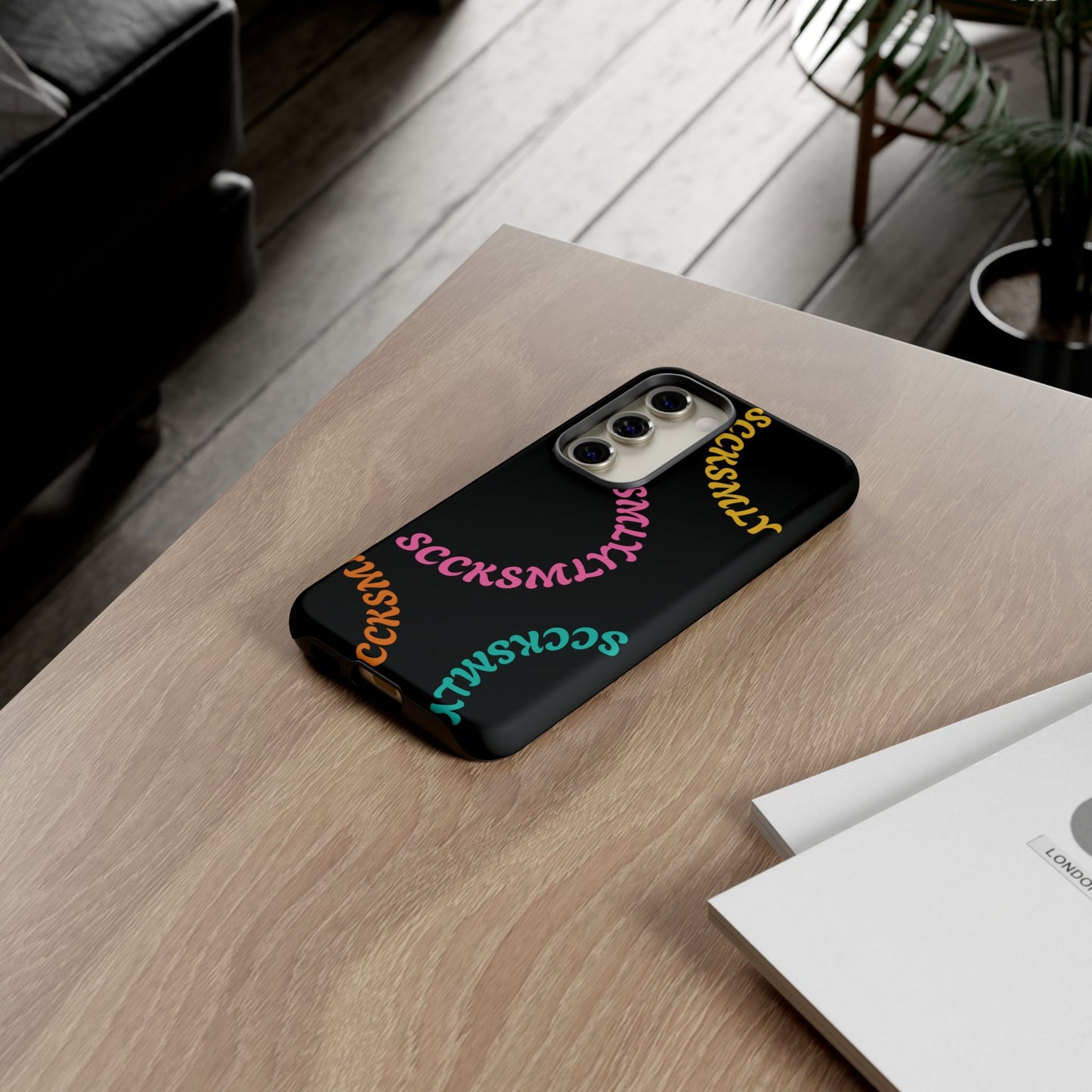 Y2K Wavy Script Tough Case for Samsung