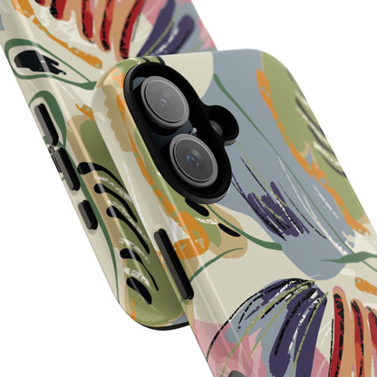 Botanical Strokes Palette Tough Phone Case for Apple