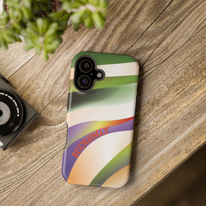 Green Waves Phone Case for Apple