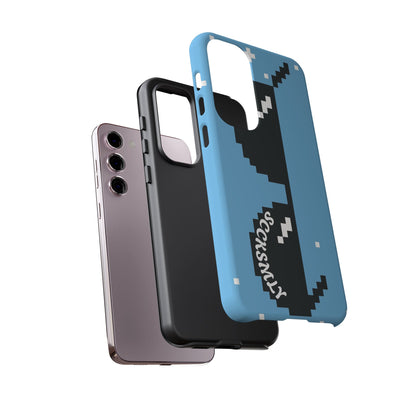 Pixel Glass Tough Phone Case for Samsung