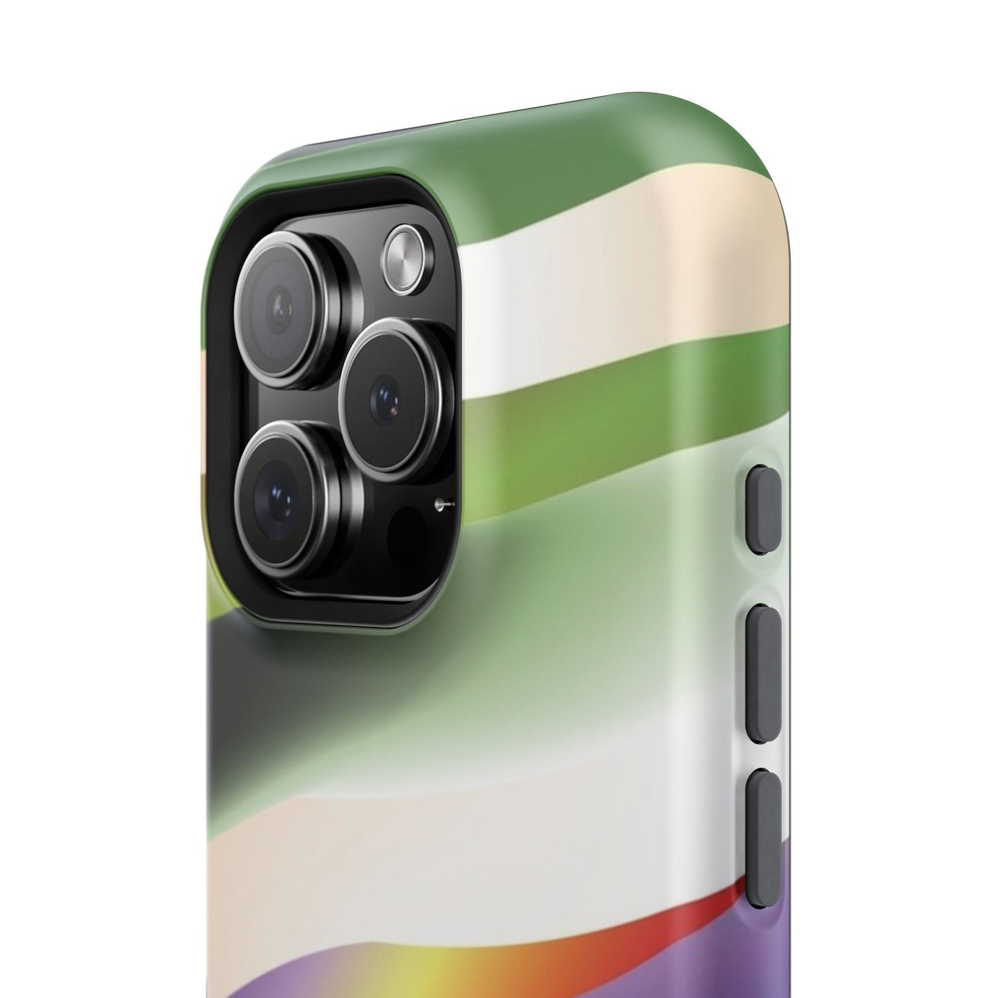 Green Waves Phone Case for Apple