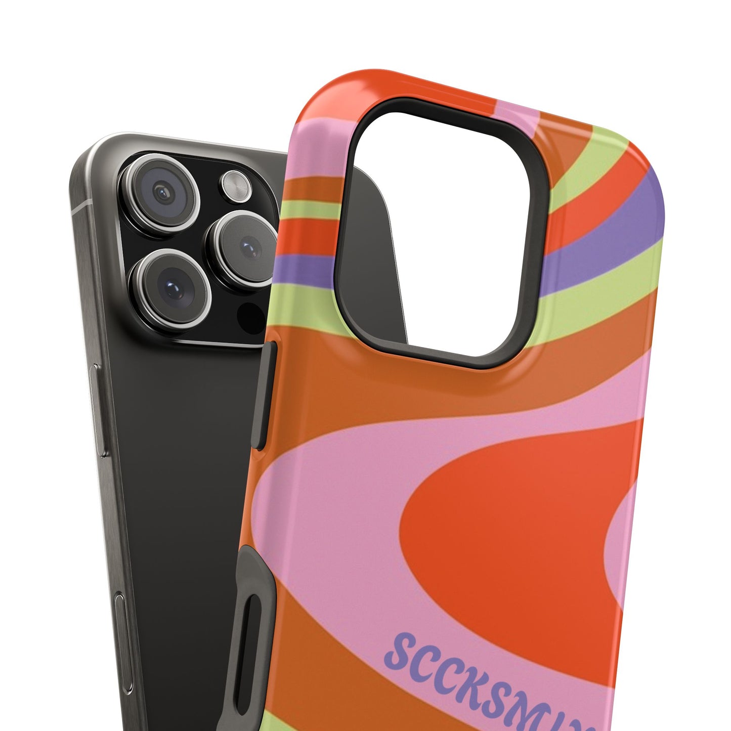 Curvy Swirl Phone Case for Apple
