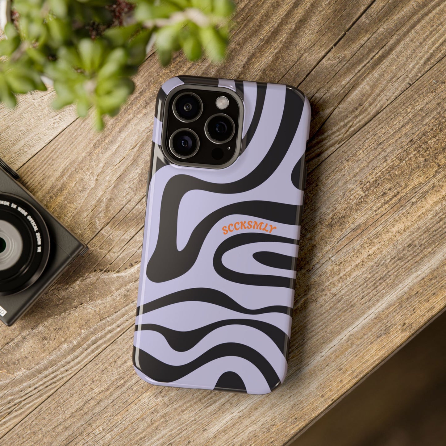 Purple Swirl Phone Case for Apple