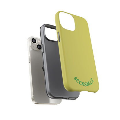 SOLID Lemon Pop Tough Case for Apple