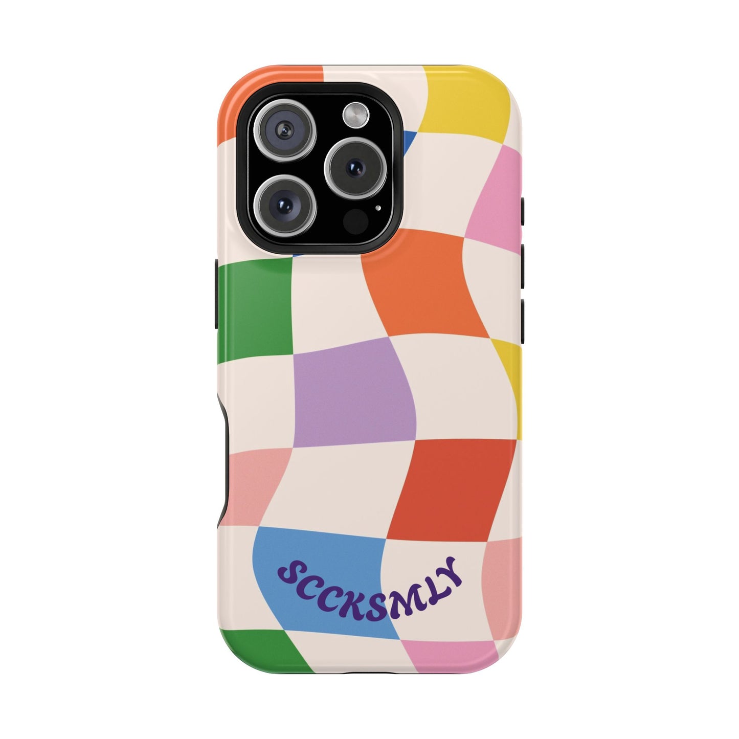 Checker Flicker Phone Case "IOS or Apple"