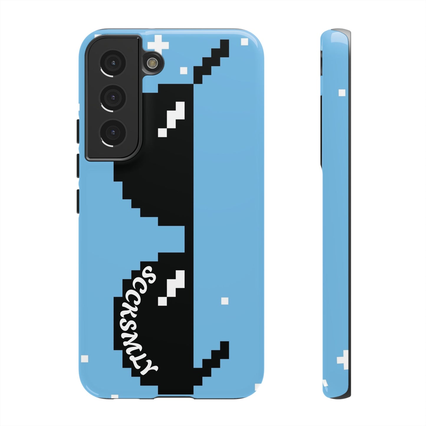 Pixel Glass Tough Phone Case for Samsung