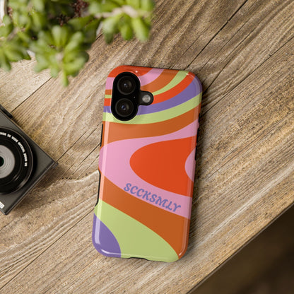 Curvy Swirl Phone Case for Apple