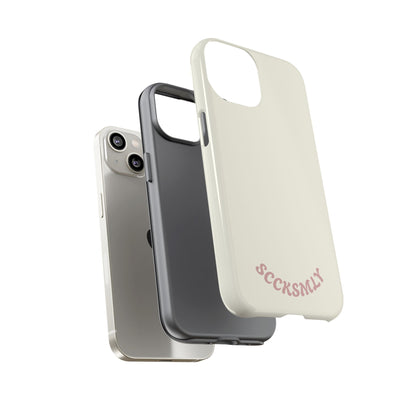 Sweet Oat Milk Tough Phone Case for Apple