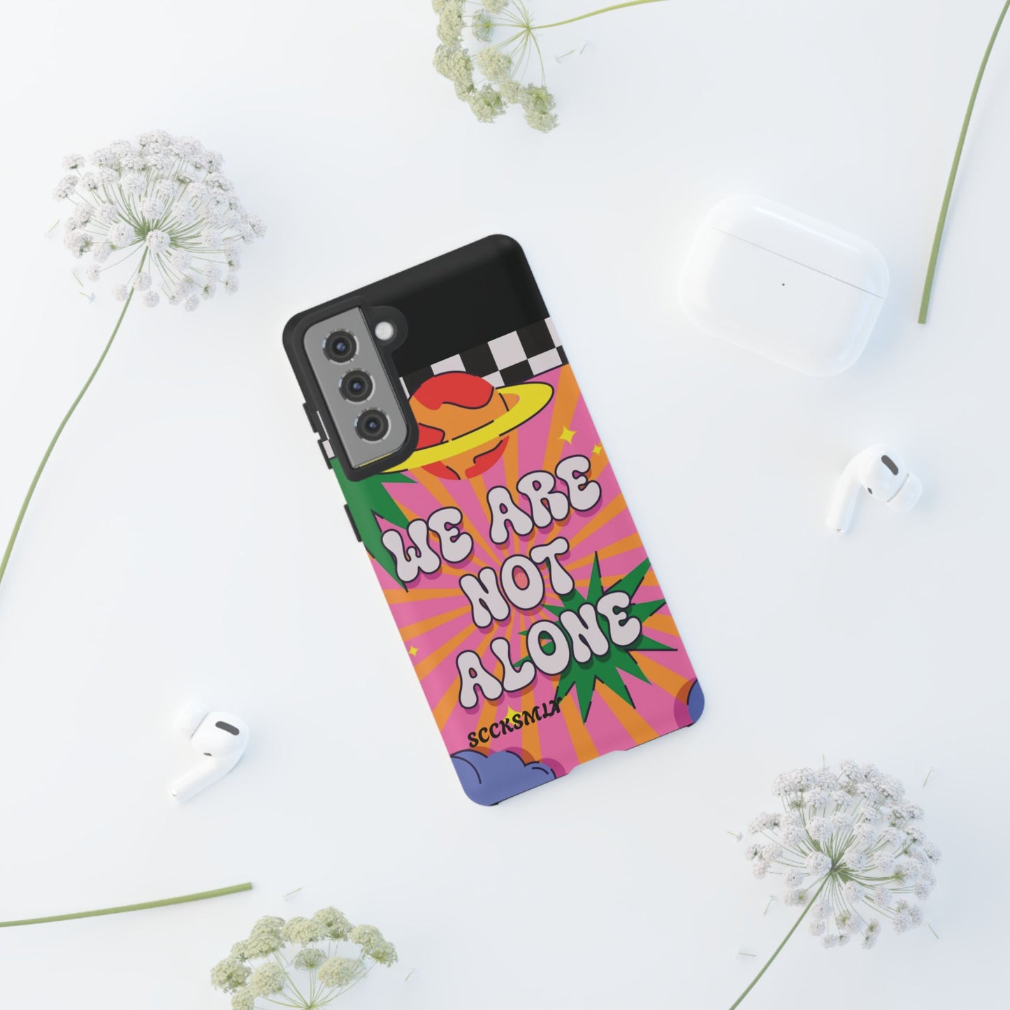 WE ARE NOT ALONE Tough Phone Case for Samsung