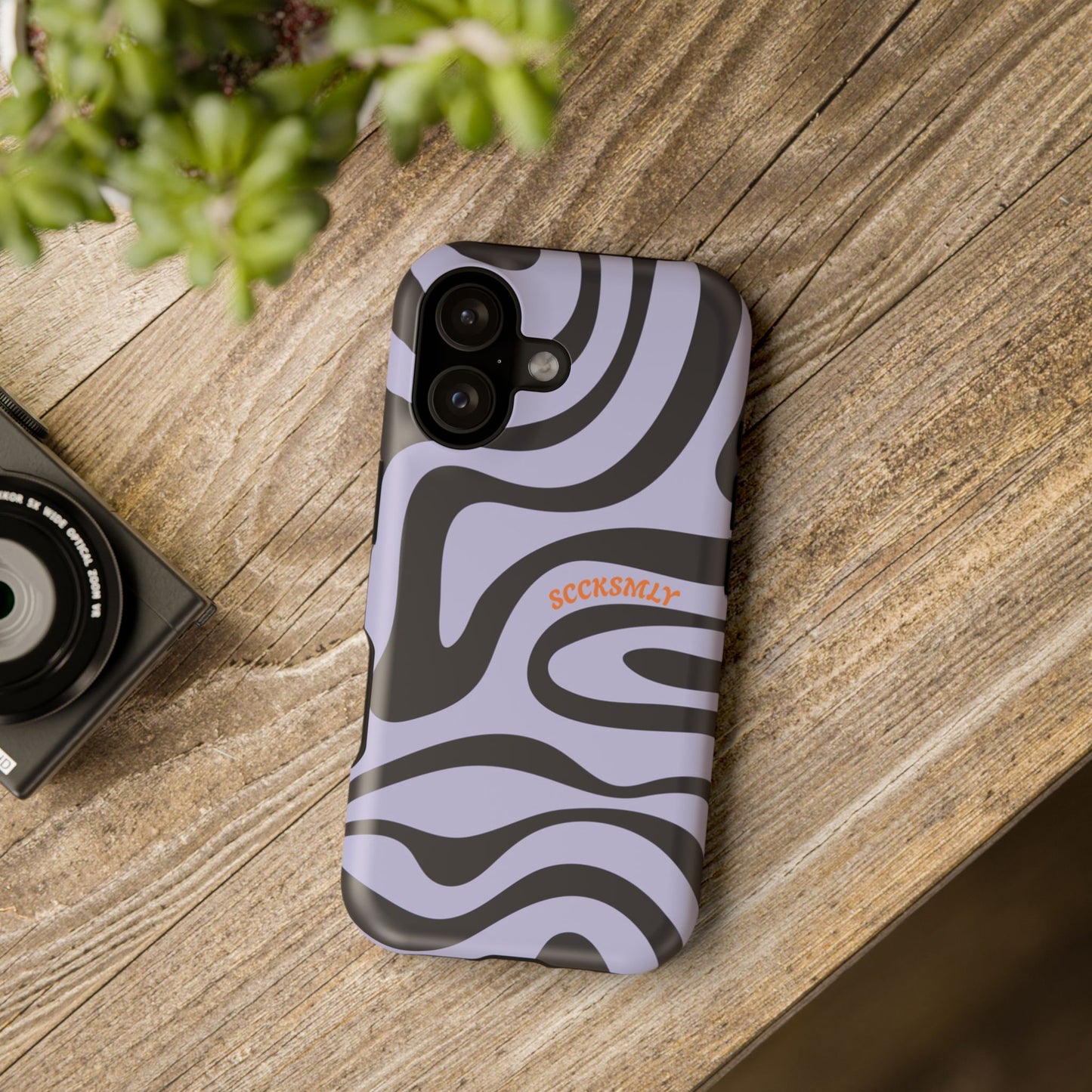 Purple Swirl Phone Case for Apple
