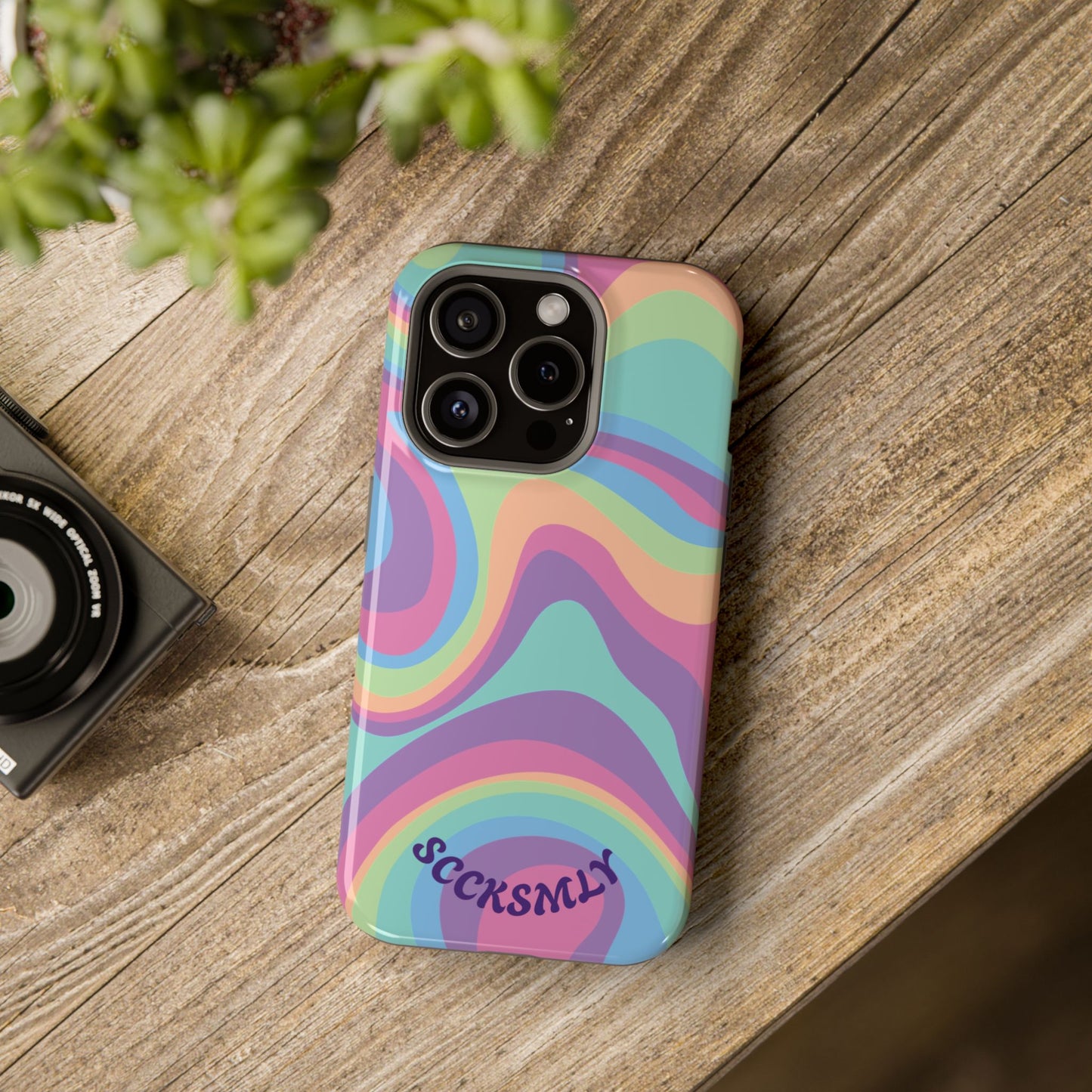 Pastel Swirl Phone Case for Apple